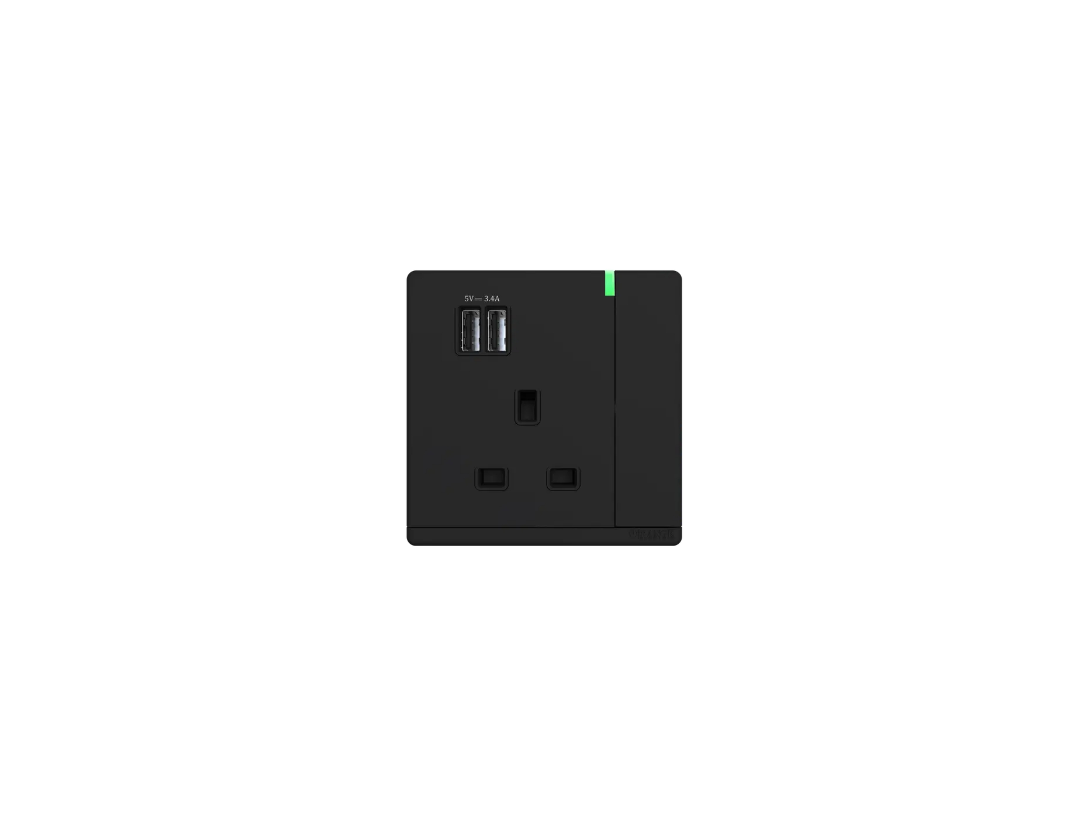 ODESSA 13A SO IND+3.4A USB BLACK M